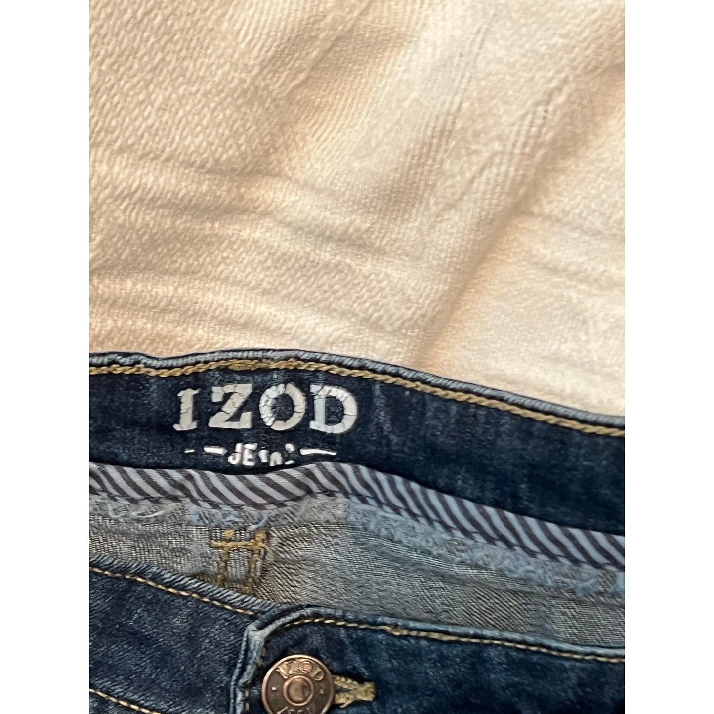 Izod Straight Fit Jeans Mens 38x30