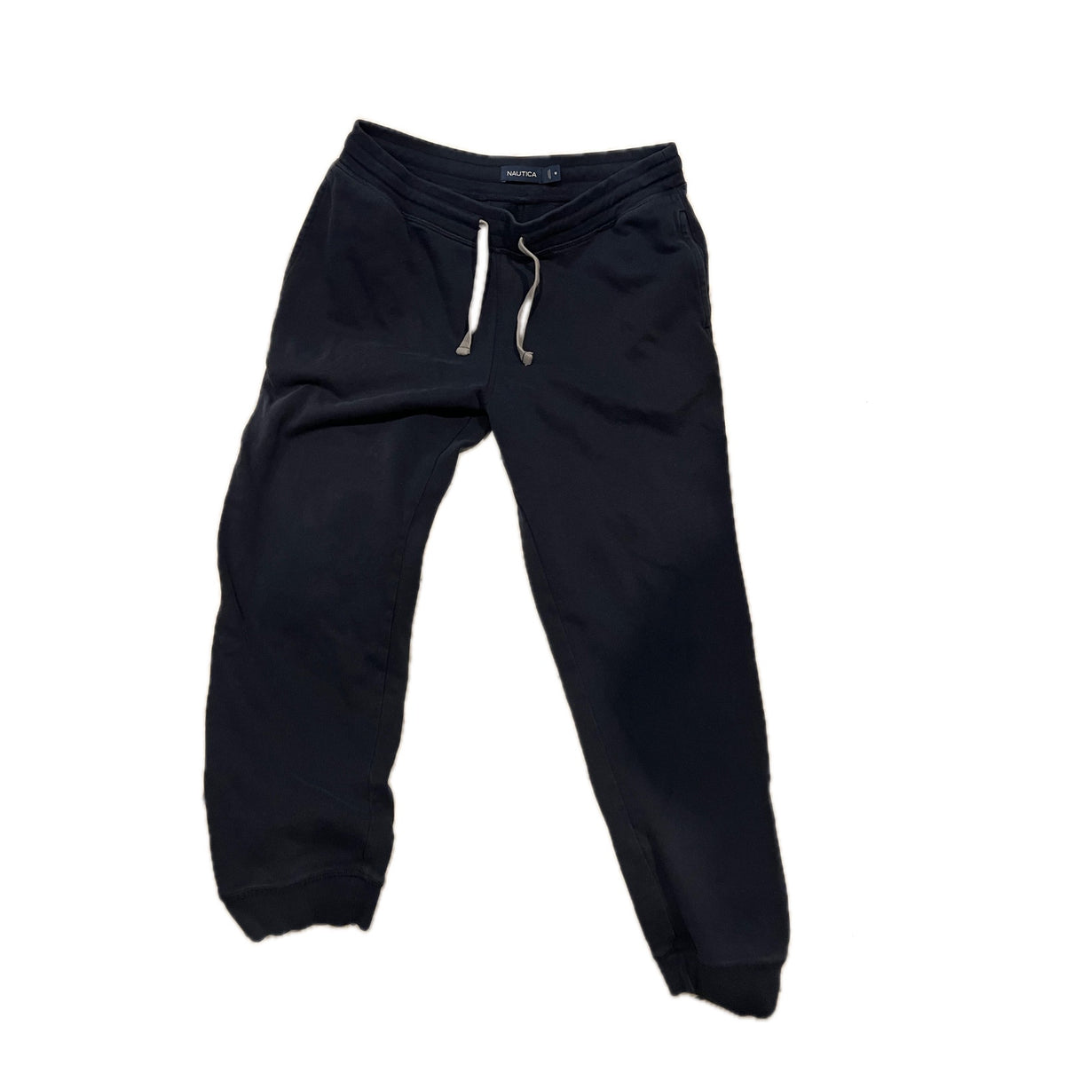 Nautica Navy Blue Sweatpants Joggers Mens Medium