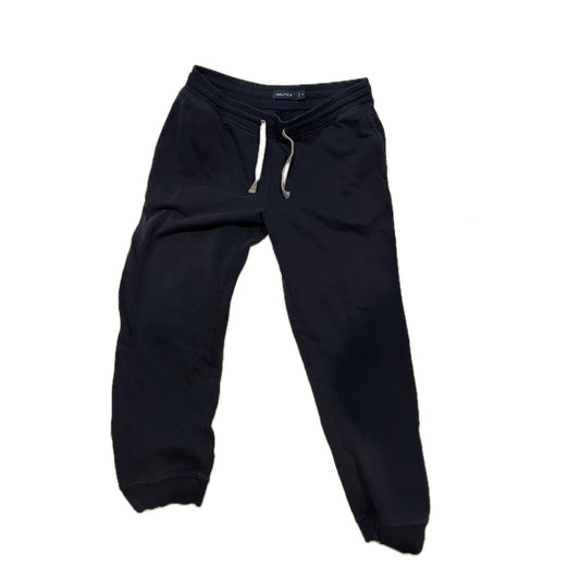 Nautica Navy Blue Sweatpants Joggers Mens Medium