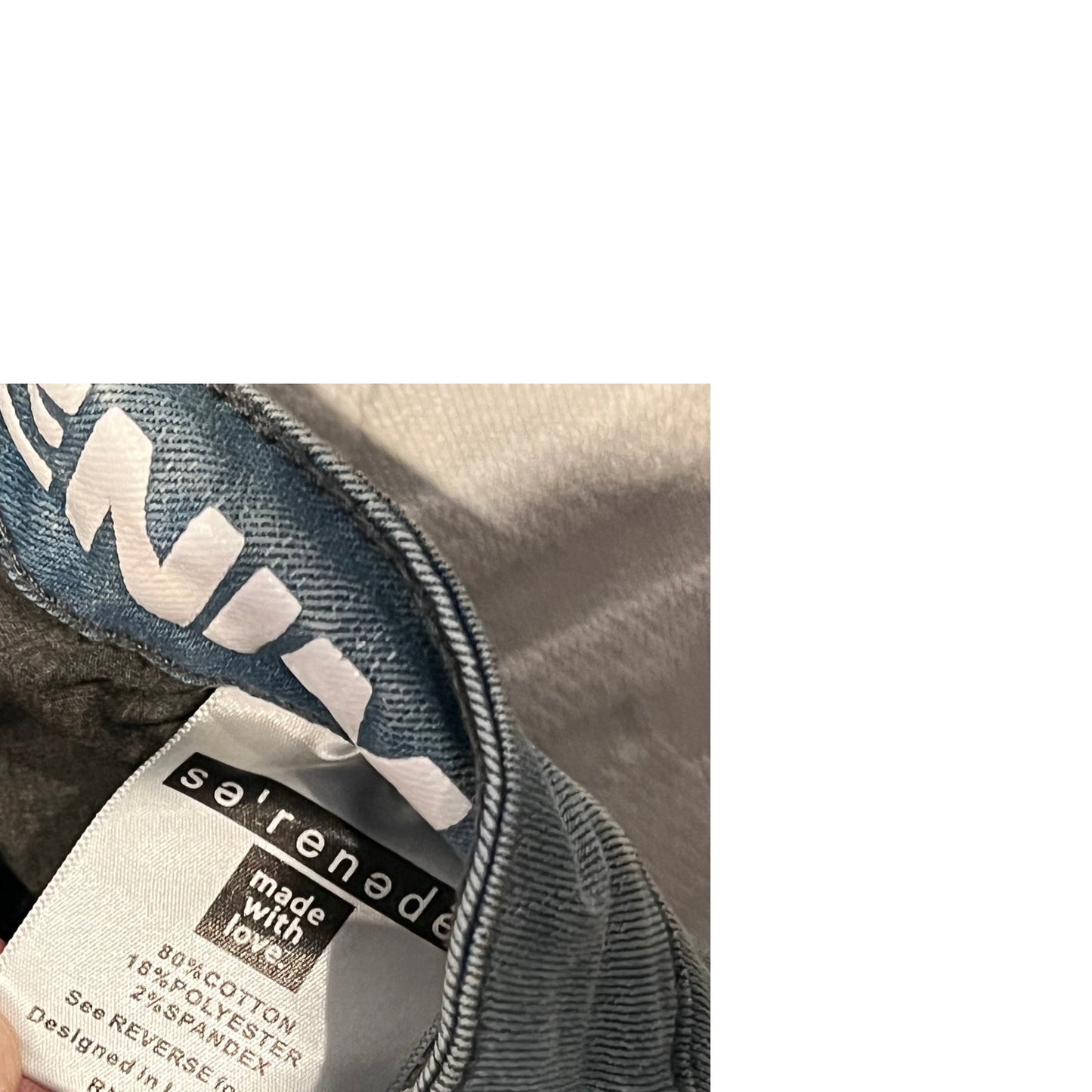 Serenede Blue Vaqueros pitillo rectos ajustados para hombre 30x30