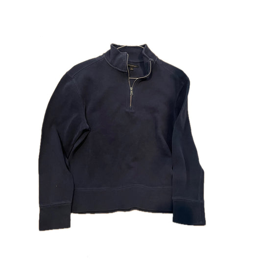 Banana Republic Qtr Zip Long Sleeve Navy Sweater Mens S