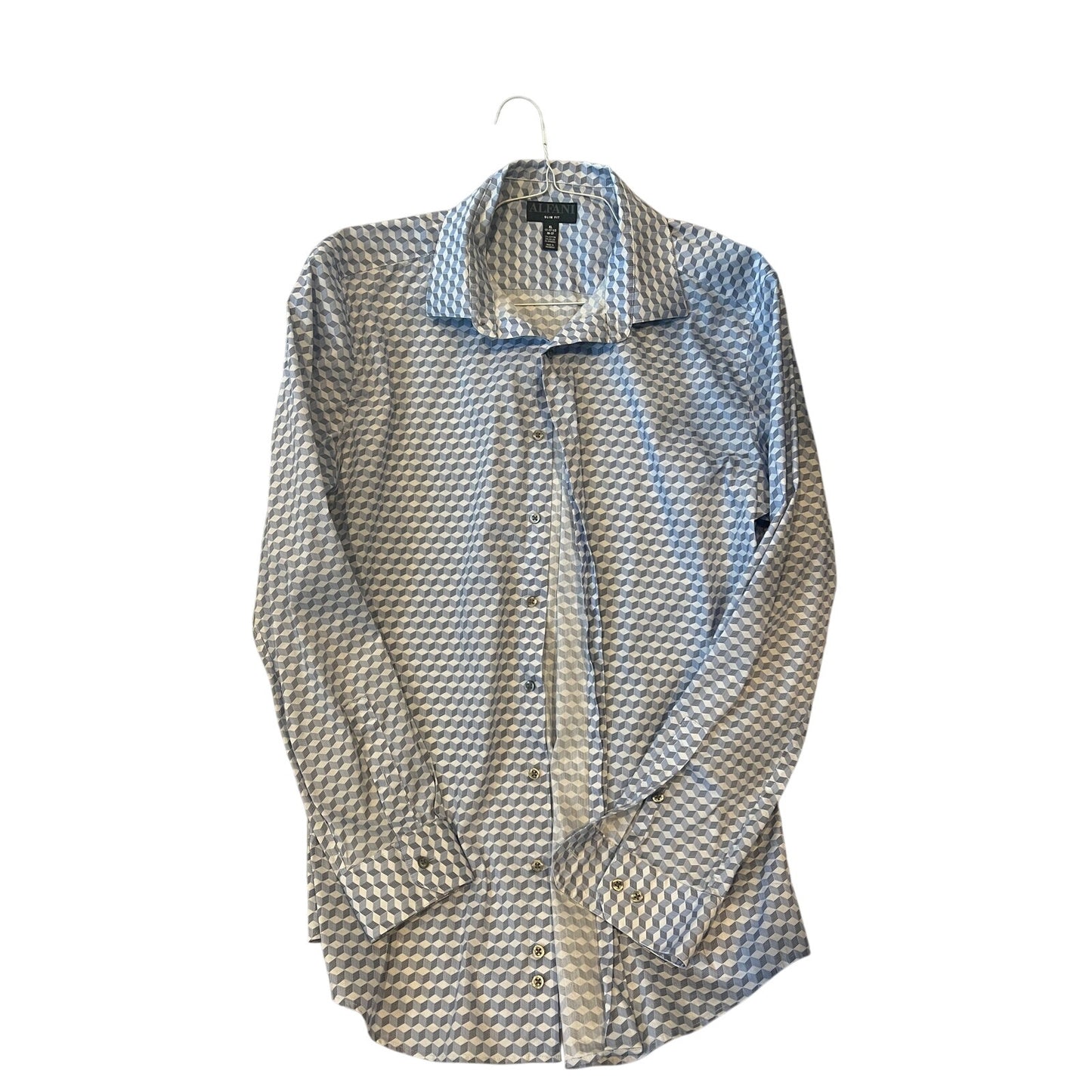 Camisa de vestir a cuadros Alfani corte slim