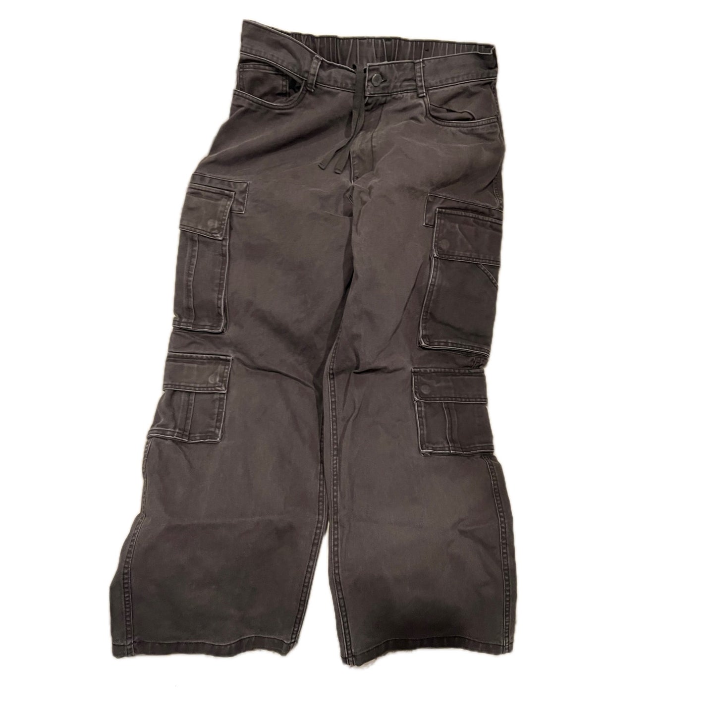 Lckr Ultra Baggy Brown Cargo Jeans 32x28