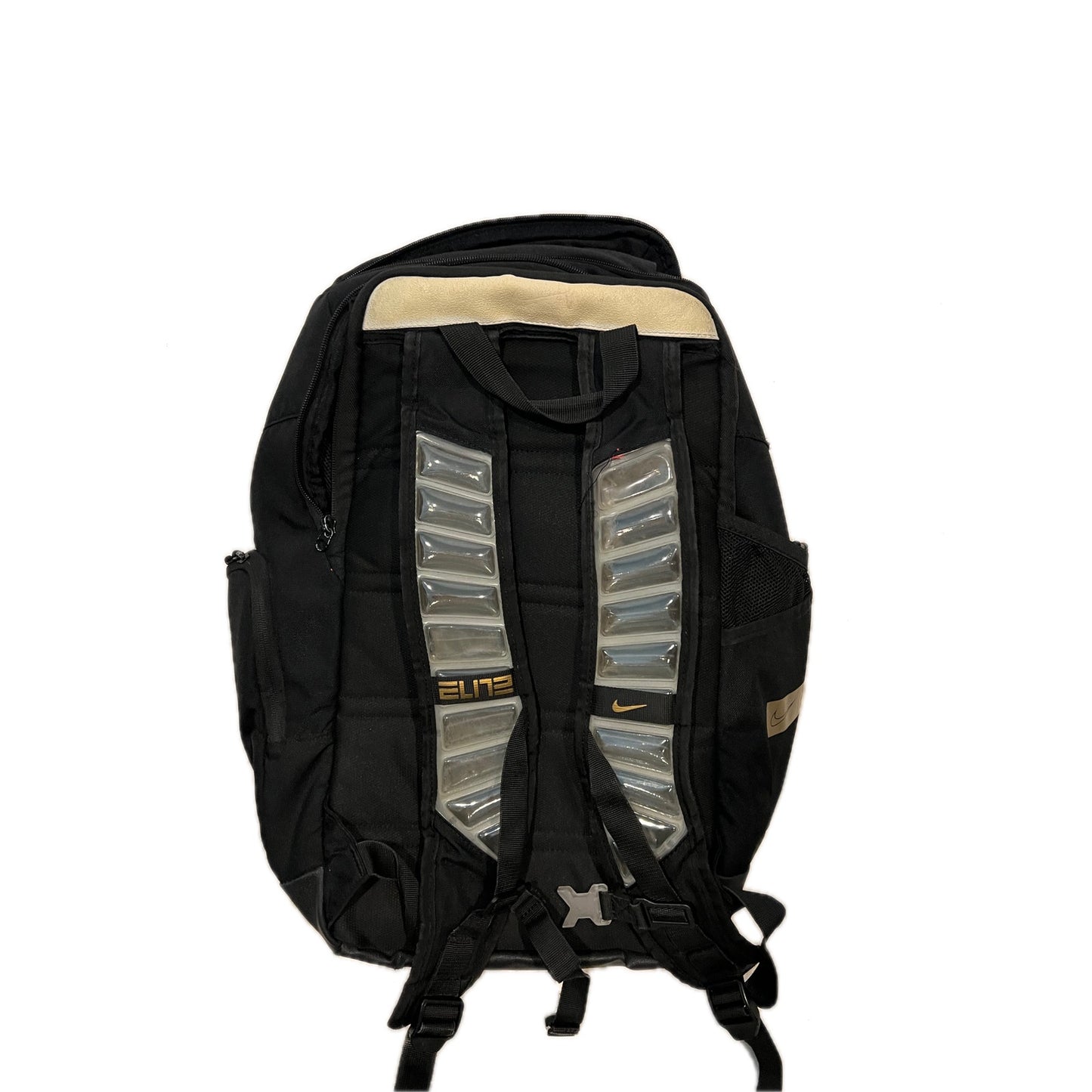 Nike Elite Pro Hoops Basketball Backpack Black Gold White