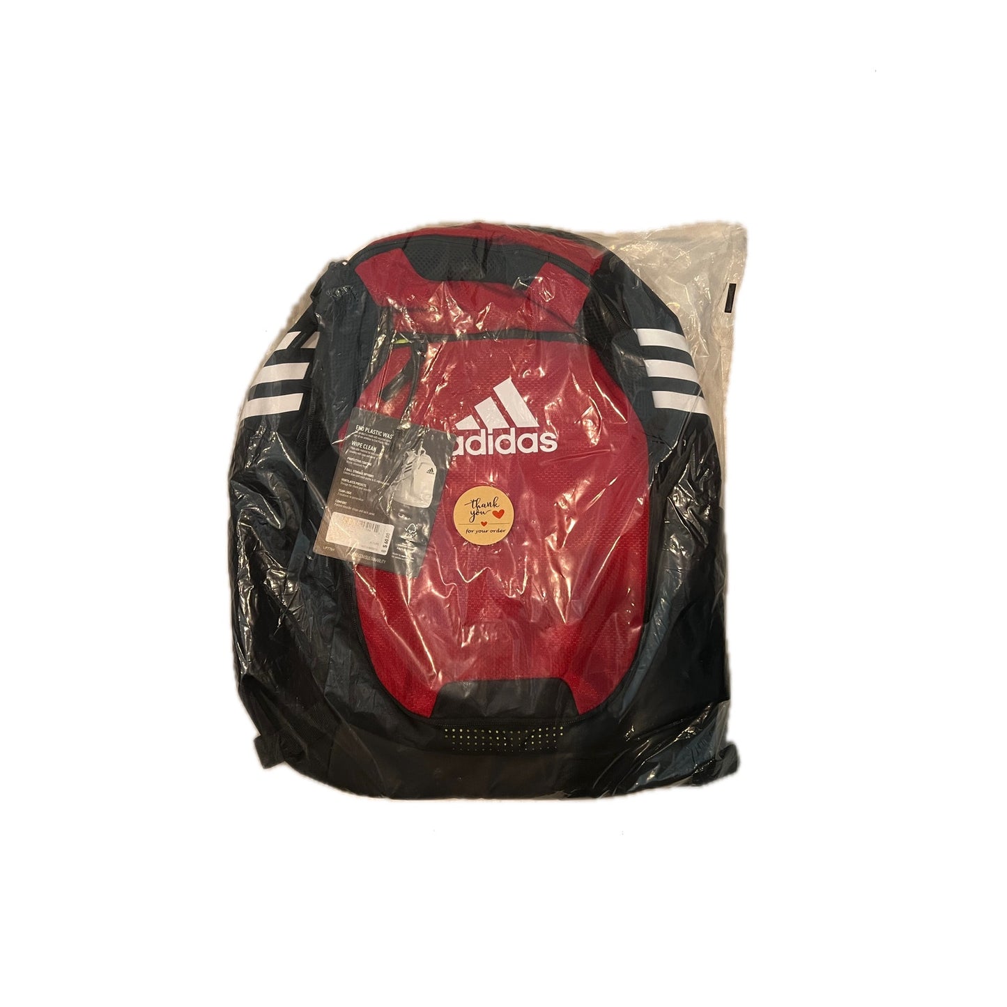 NWT Adidas Team Power Red Backpack Soccer Gym Bag