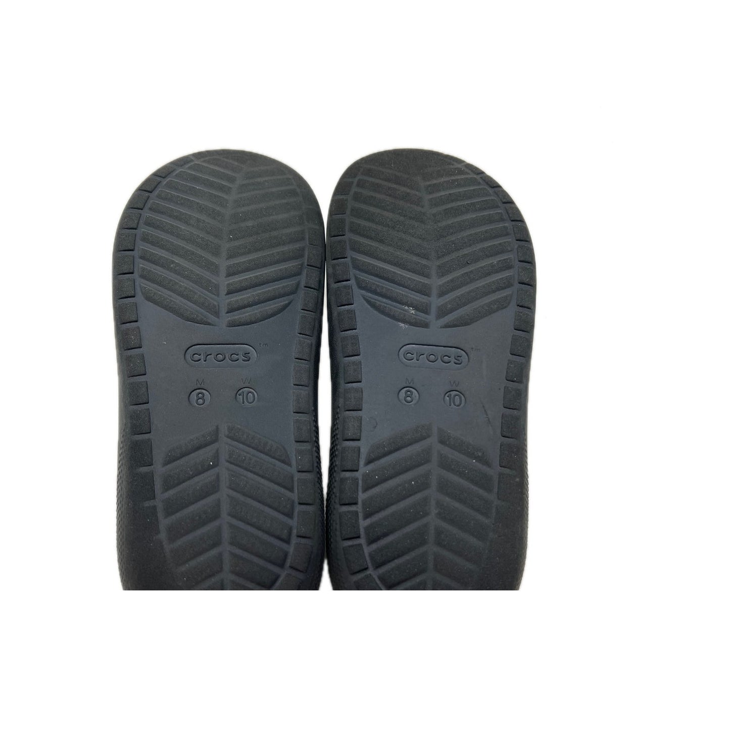 Crocs Charcoal Gray Classic Sandals Mens 8 Womans 10