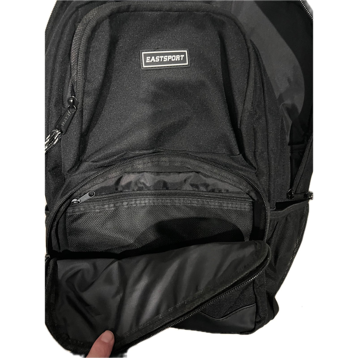 Eastsport Unisex 17" Aurora Core Backpack, Black Pattern