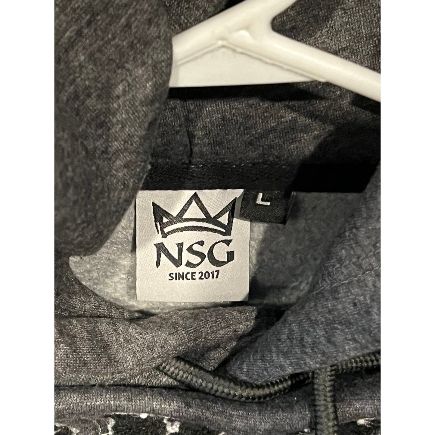NSG For the Culture Gray Sweat Suit Mens Large