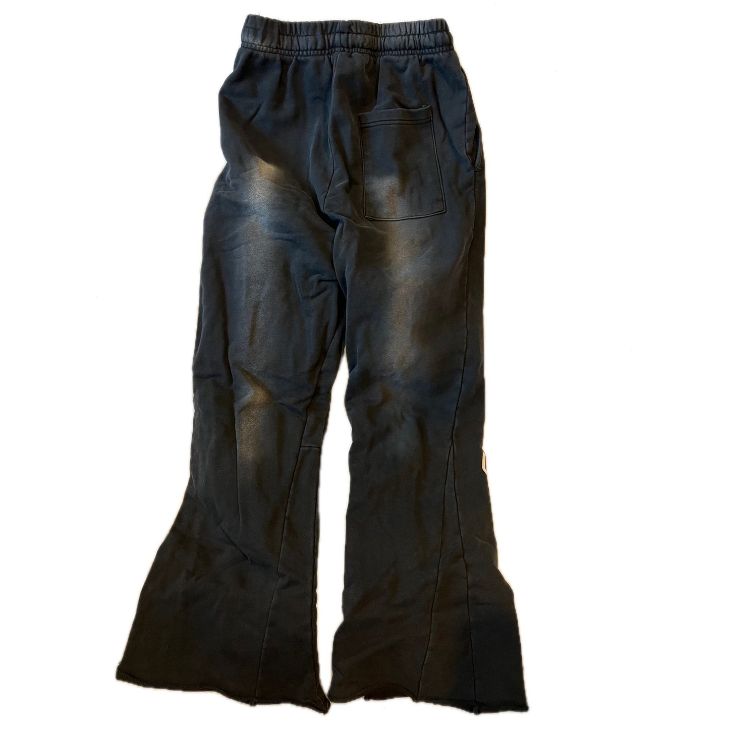 Hellstar Flared Streetwear Black Sweatpants Joggers Mens S