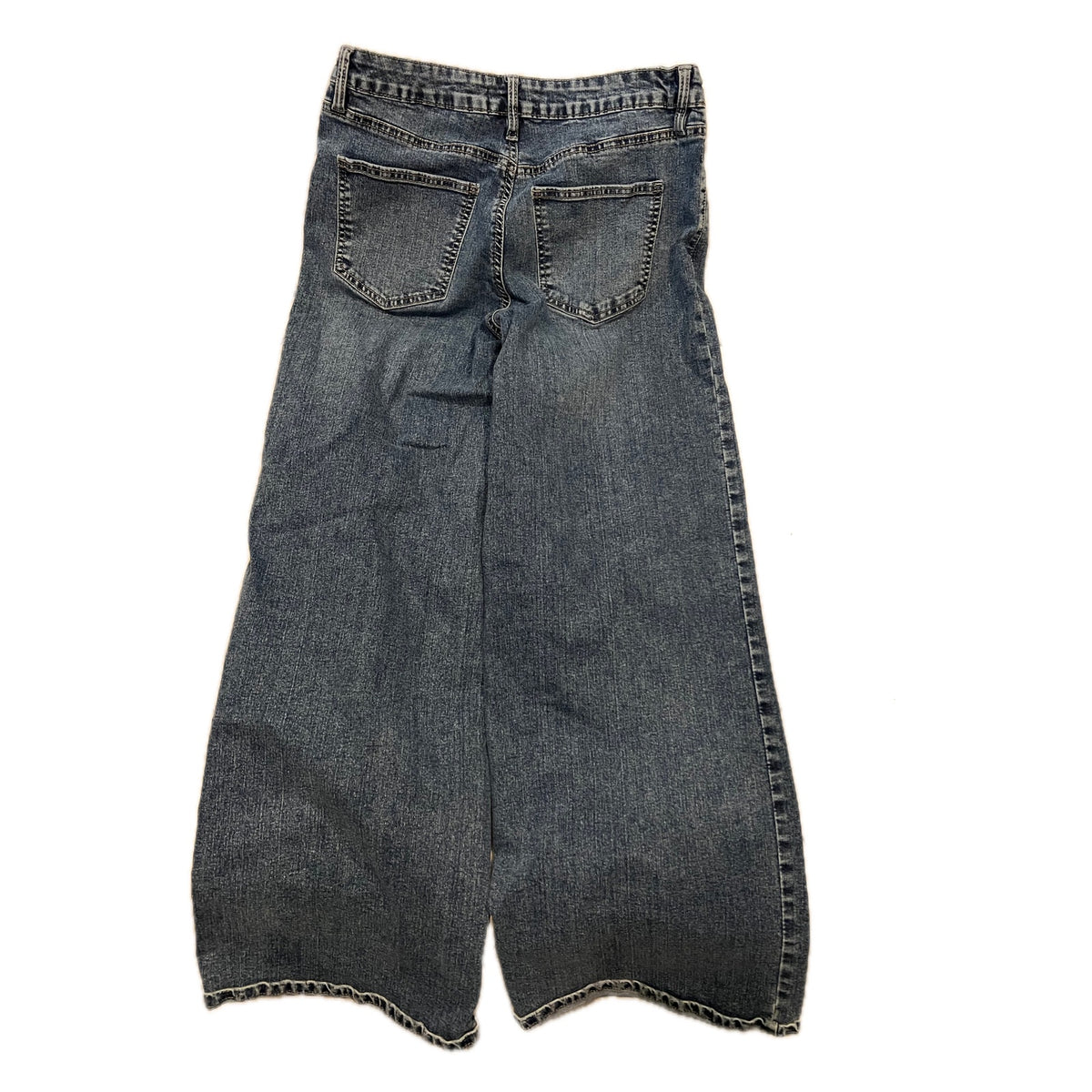 Madden NYC Wide Leg Baggy Blue Jeans Womans 10 28x28