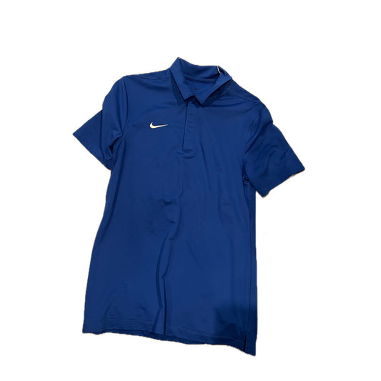 Nike DriFit Blue Polo Golf Shirt Mens Large