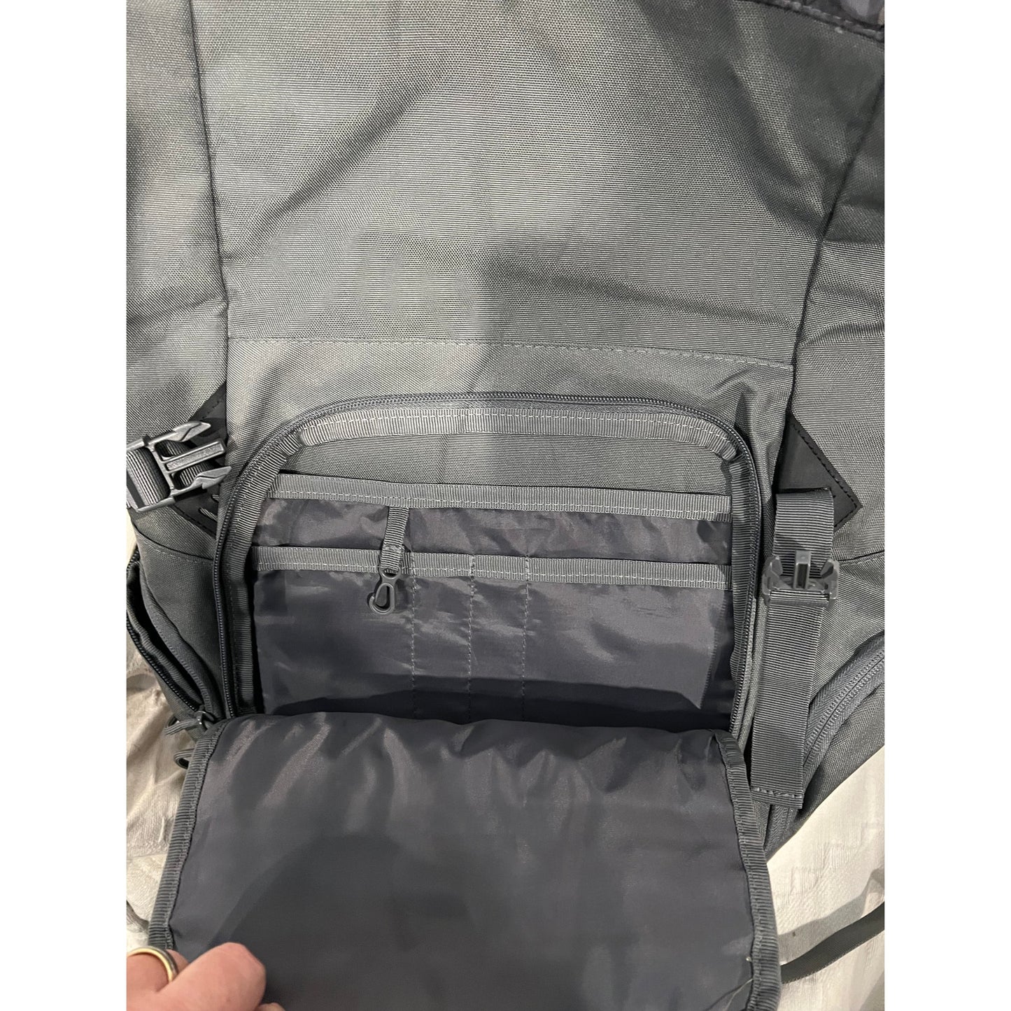 Tactical Top Loading Gray Backpack 32L