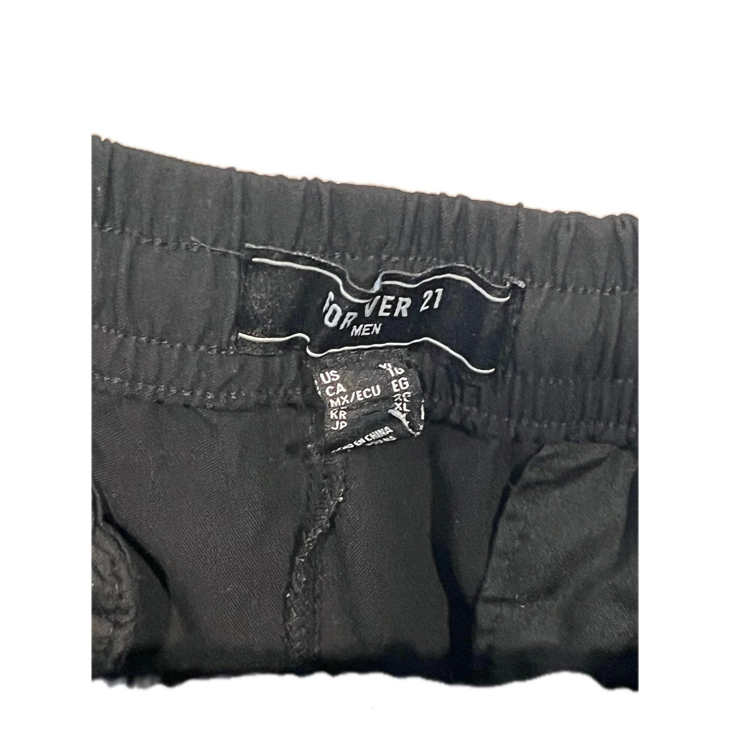 Forever 21 Men Black Thin Joggers Mens XL