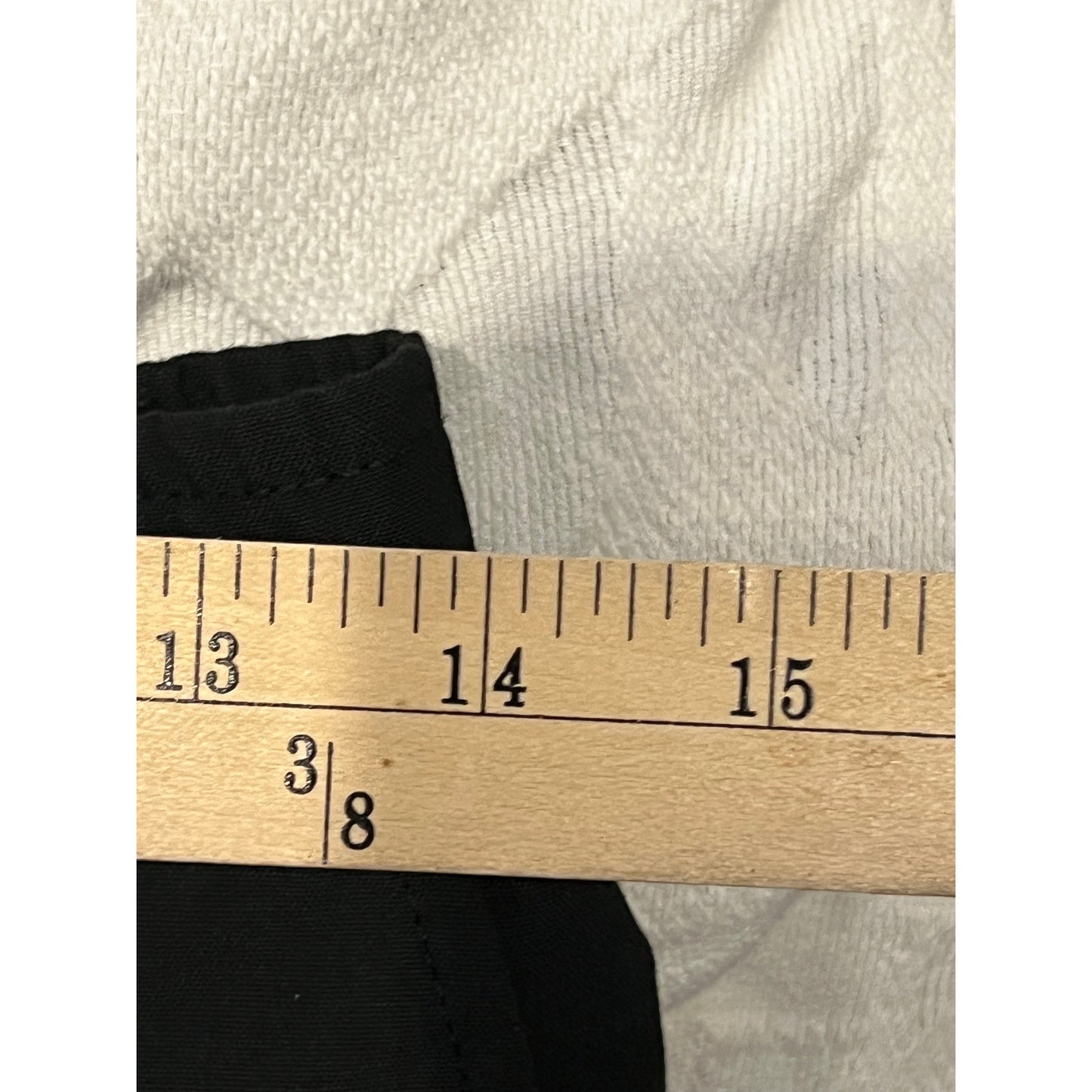 Zara Pantalon Décontracté Noir Unisexe Petite Taille 28x26