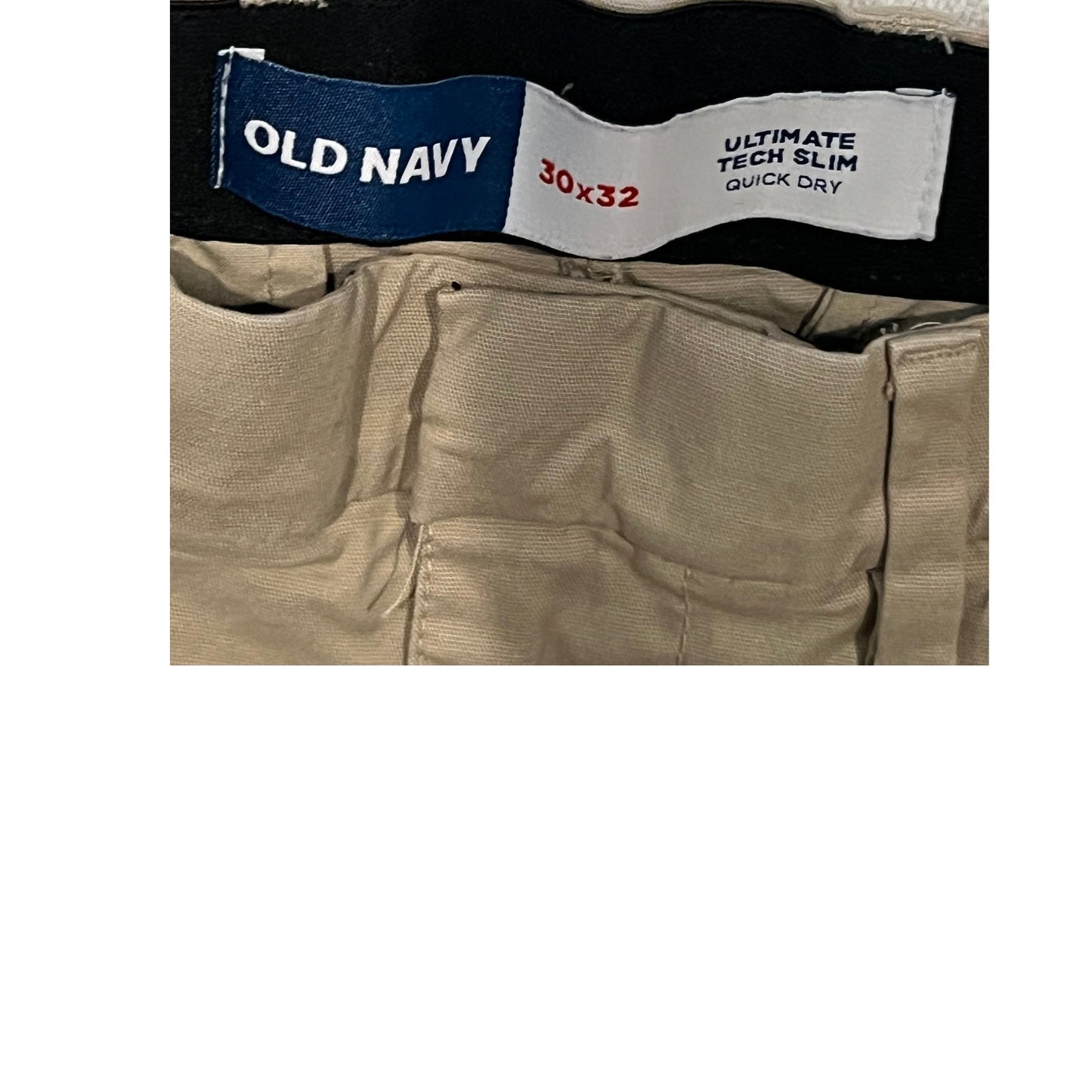 Old Navy Ultimate Tech Slim Quick Dry Chino Pants Mens 30x32