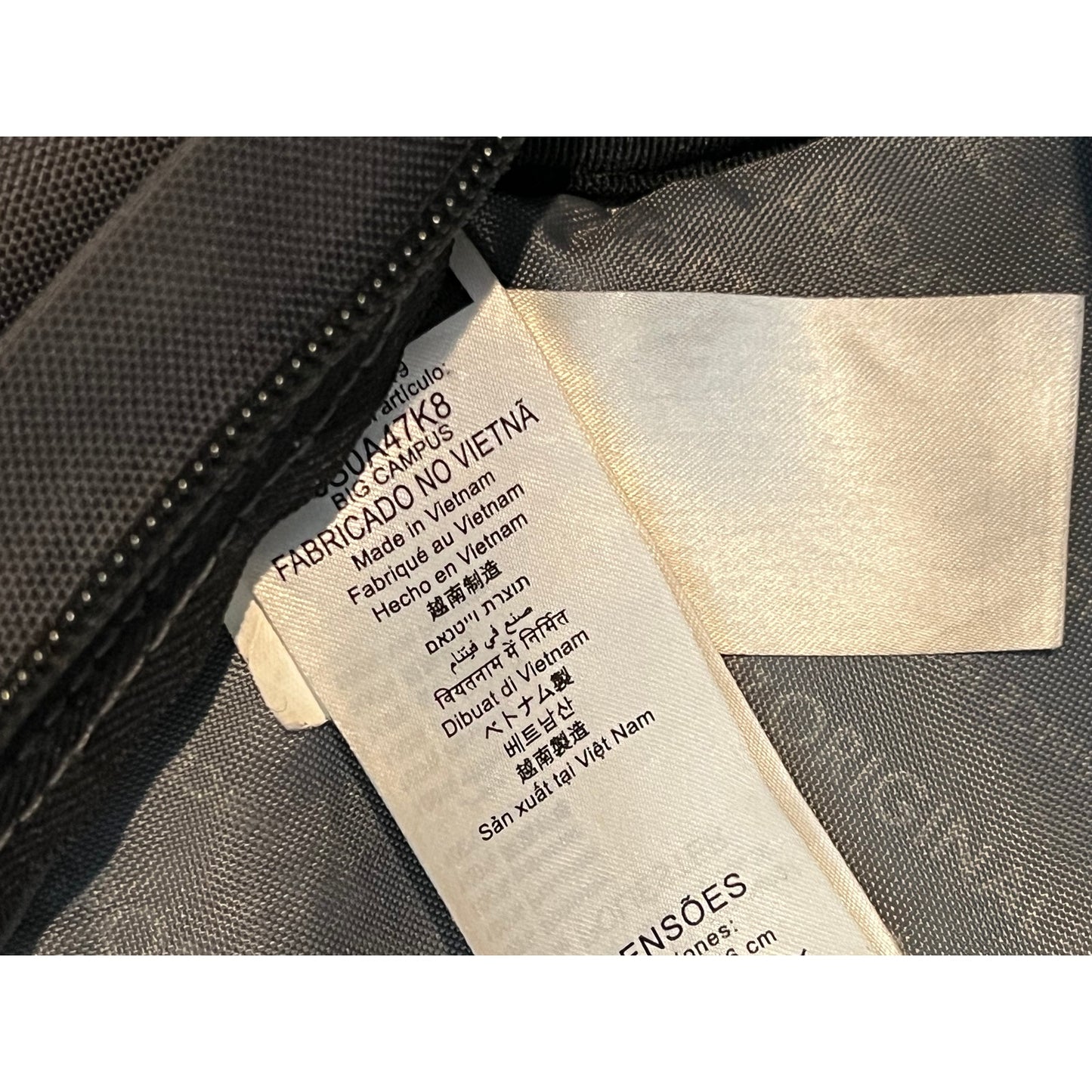 Sac à dos JanSport Big Campus Gris Noir