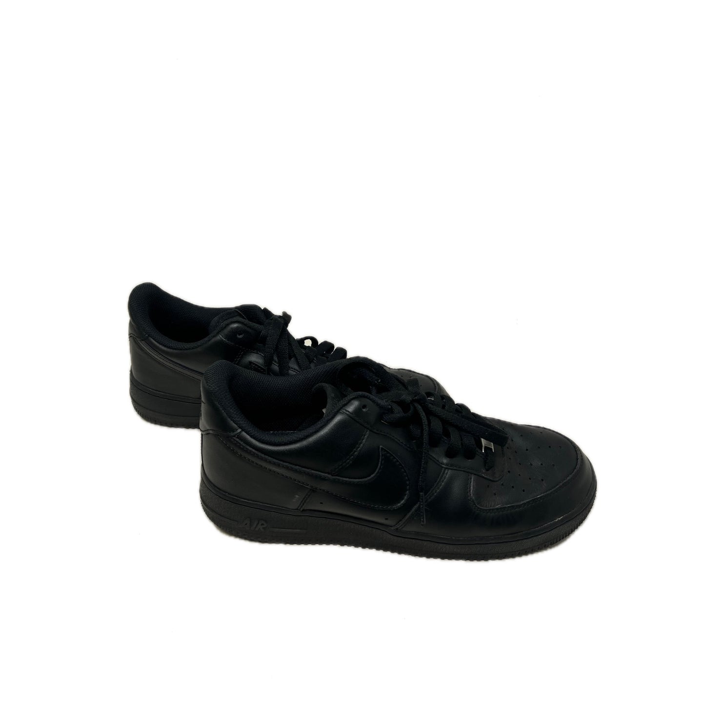 Nike Air Force 1 Low Top Black Sneakers Mens 10.5