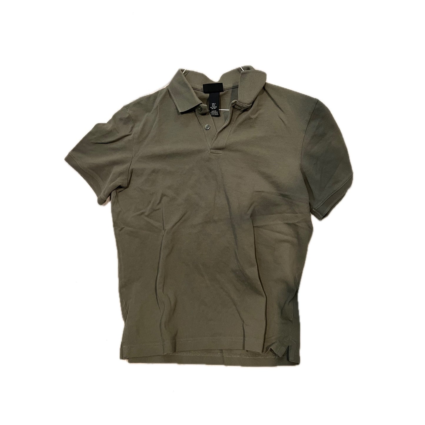 H&M Olive Green Golf/ Polo Shirt, Men's Small