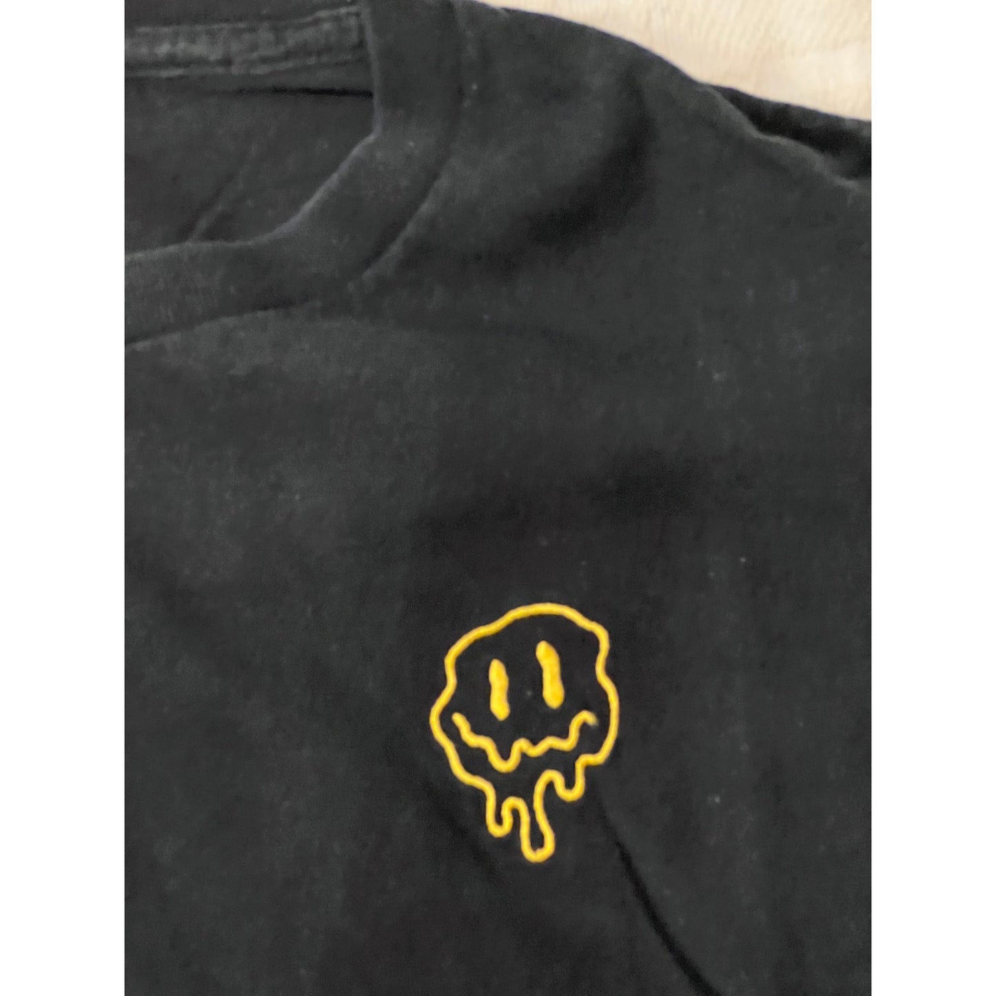 Riot Society Melting Smiley Face T-Shirt Mens L