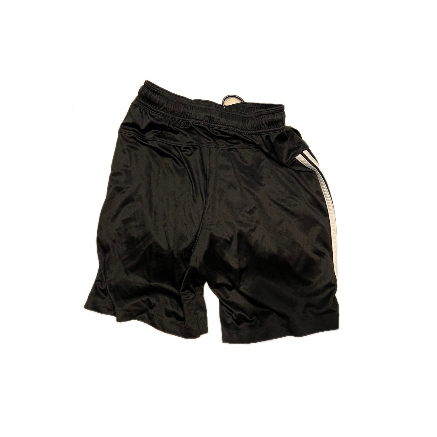 Adidas 3 Stripe Black White Basketball Shorts Mens Small