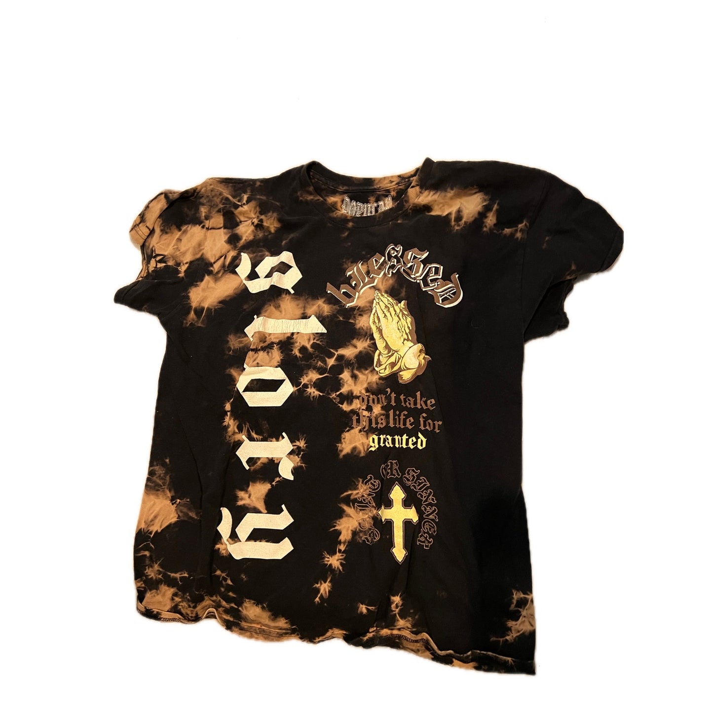 Popular Poison Black Label Black Glory T-Shirt Mens Large