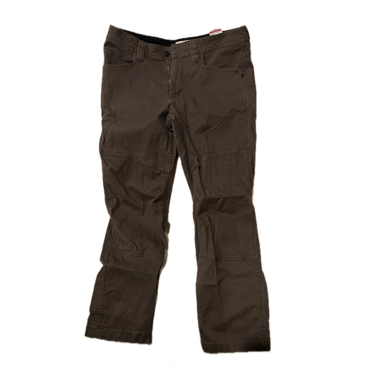 Pantalones de trabajo Carpenter Wrangler marrones para hombre 34x30