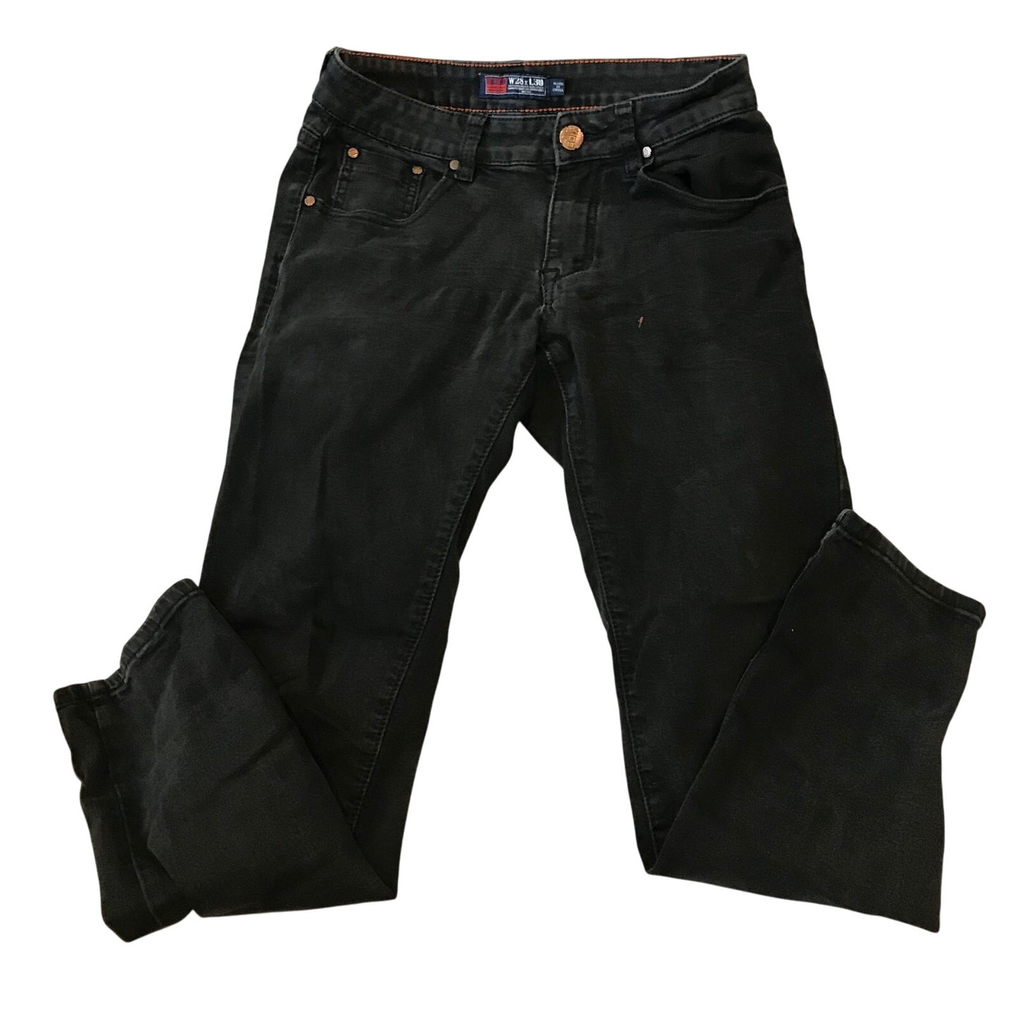 Xios Premium Denim Black Jeans 28x30