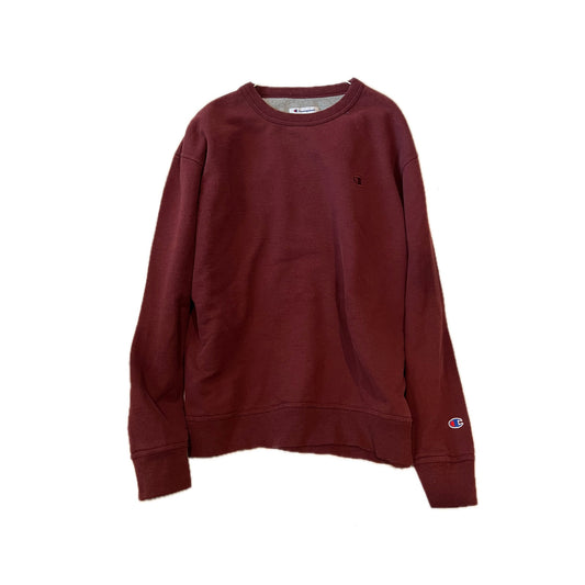 Champion Burgundy Crew Sweatshirt Mens L