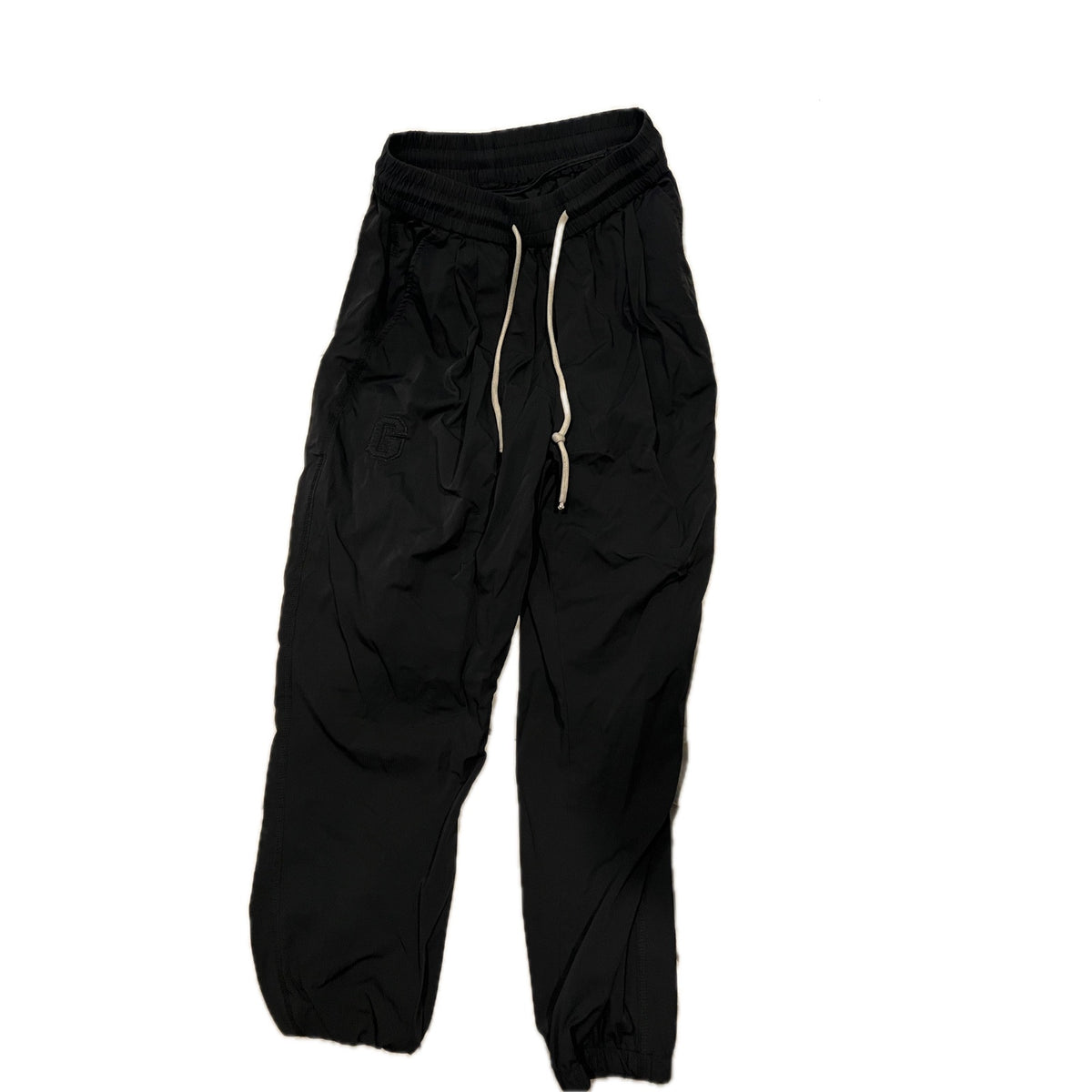 No Label Thin Nylon/Polyester Joggers/Warm Up Pants Unisex 30"x22"