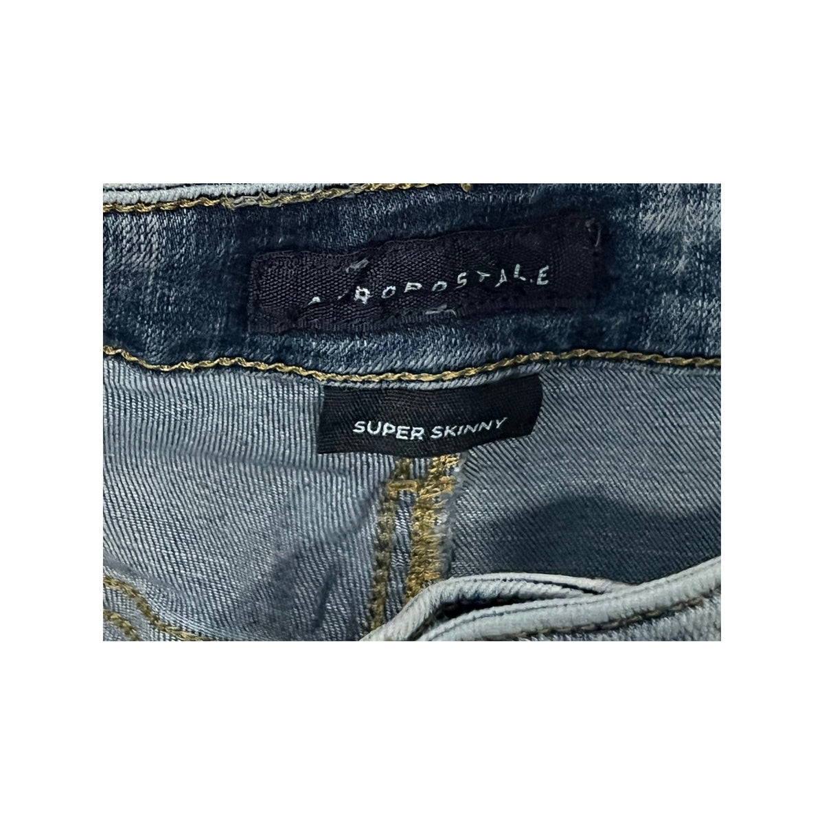 Aeropostale Super Skinny Blue Jeans Mens 34x32
