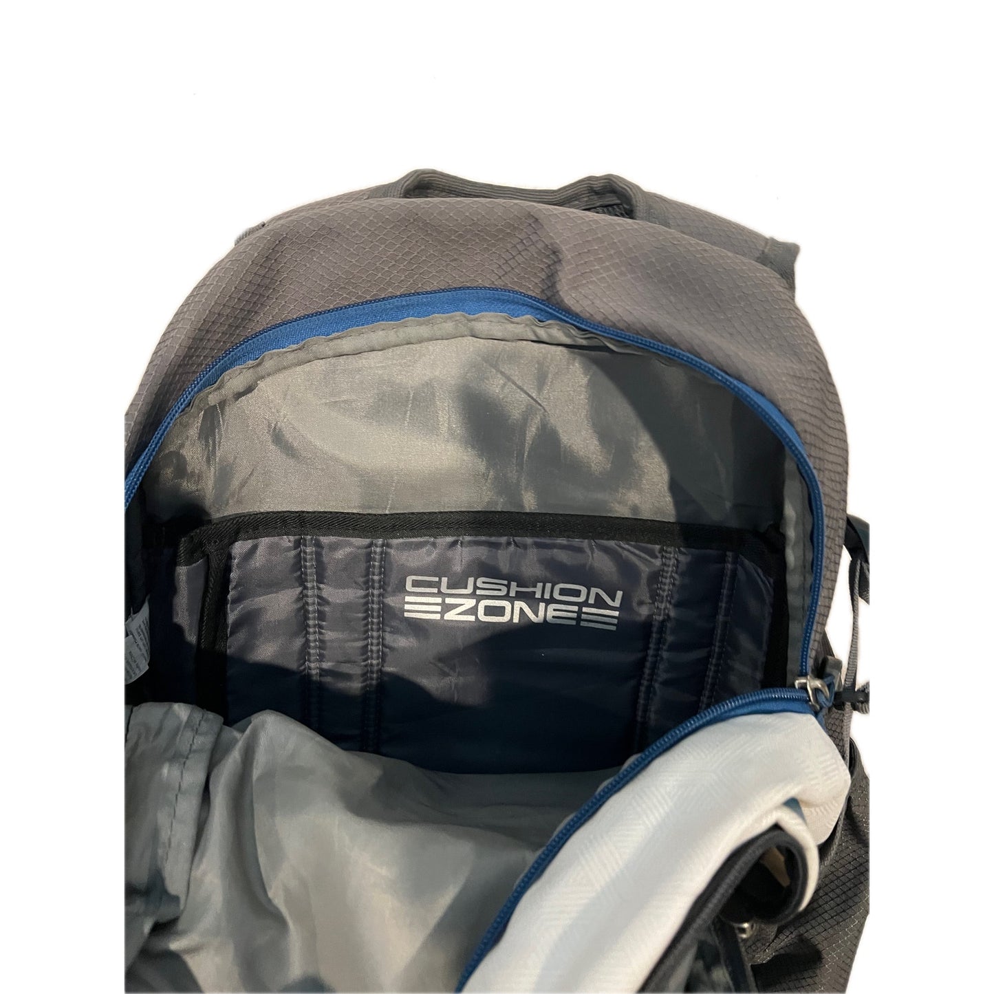 High Sierra Scrimmage backpack Charcoal, White Blue Green