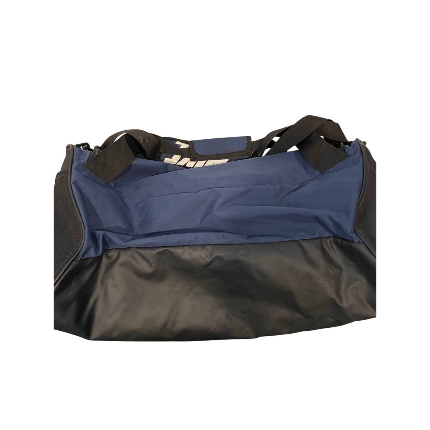 Nike Brasilia Blue Black 9.5 Medium 60L Duffel Gym Bag