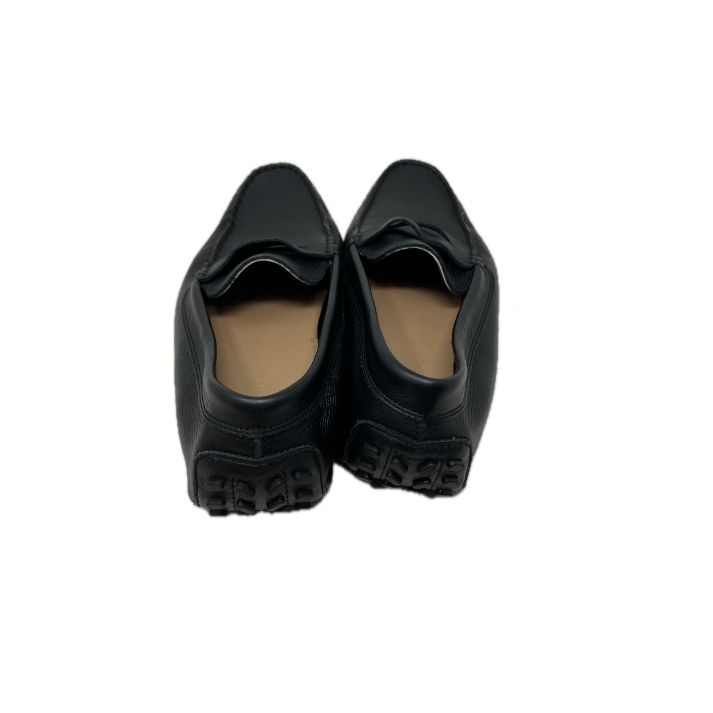 Lacoste Mens Sz 10 Concours  Brown Leather Driving Loafers