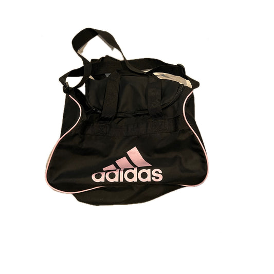 Adidas Defender Small Pink Black Gym Bag 18"x10"x12"
