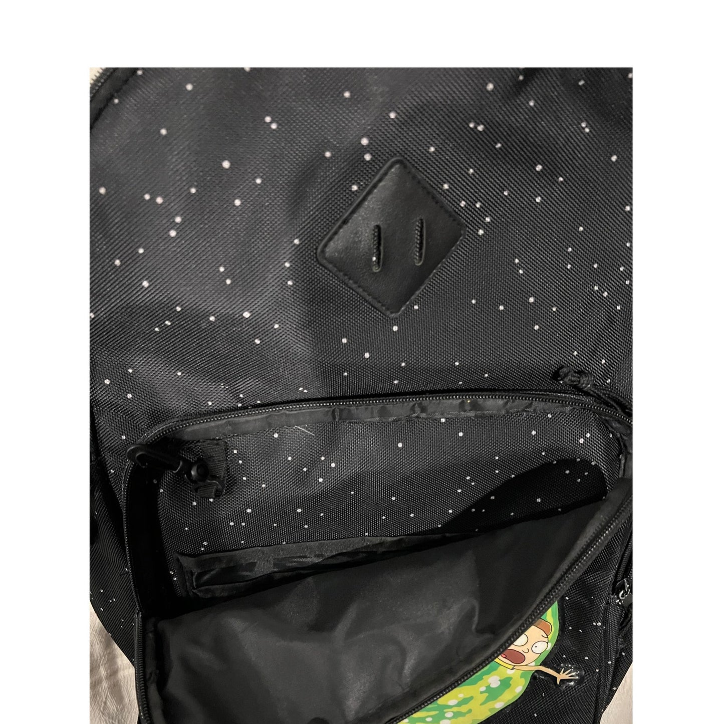 Rick and Morty Black Lightweight Backpack 26L