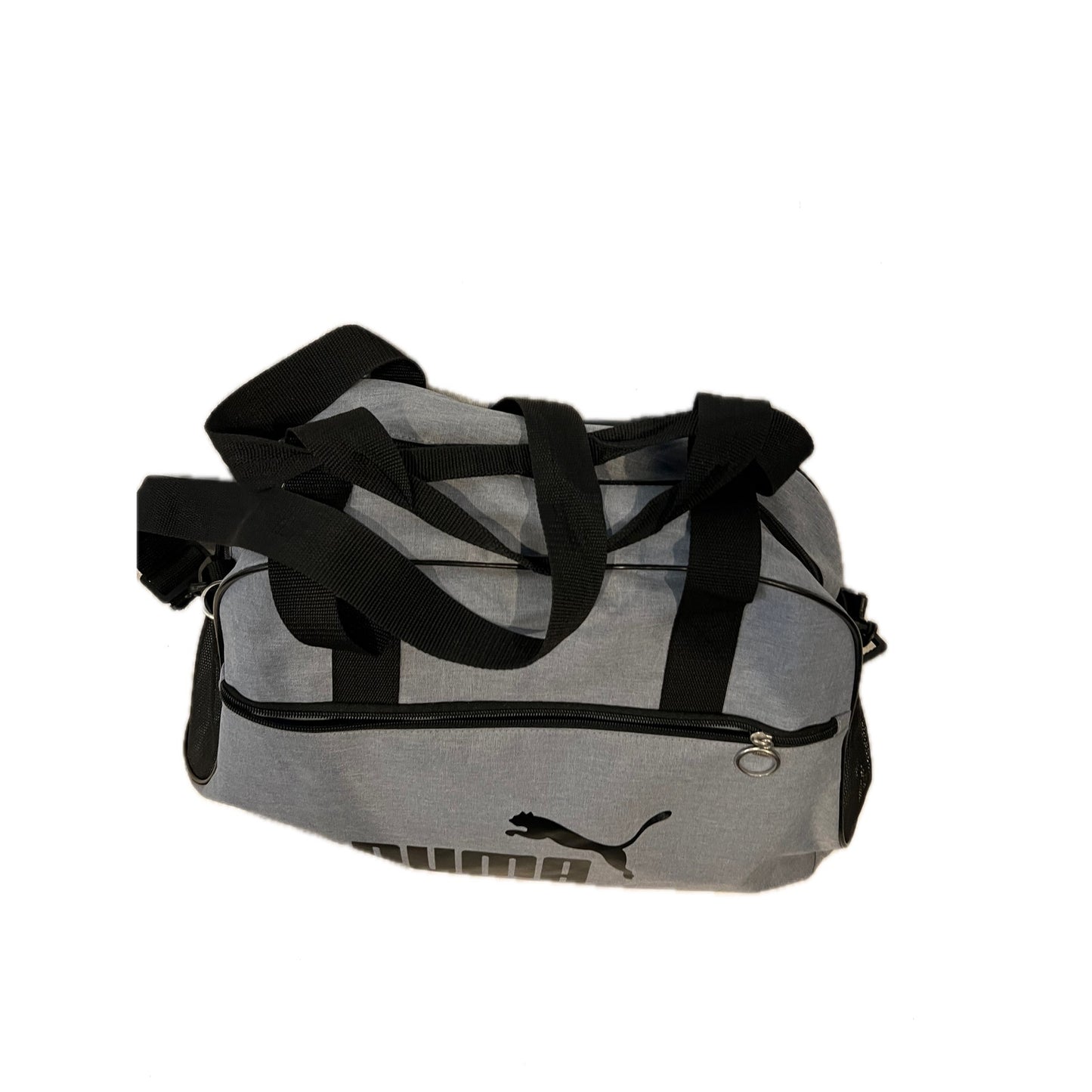 Puma Training Black Gray Duffel Bag 18"x10"x8"