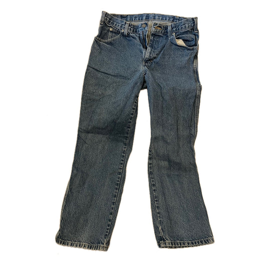 Dickies Straight Fit Carpenter Blue Jeans Mens 32x30