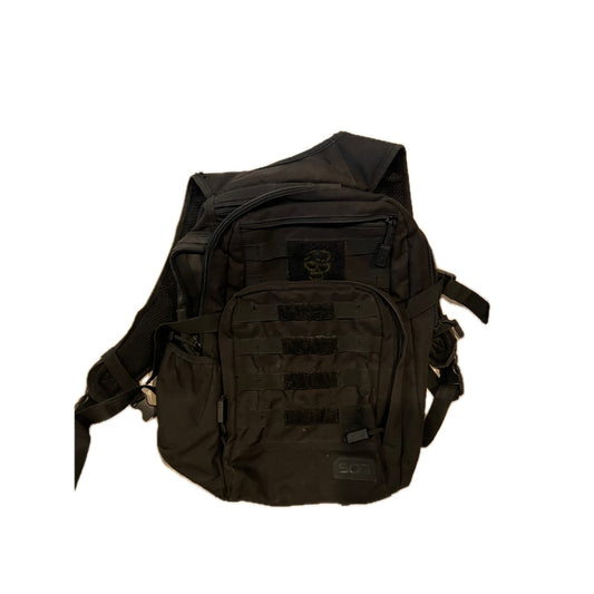SOG Large Canvas Tactical Black Backpack