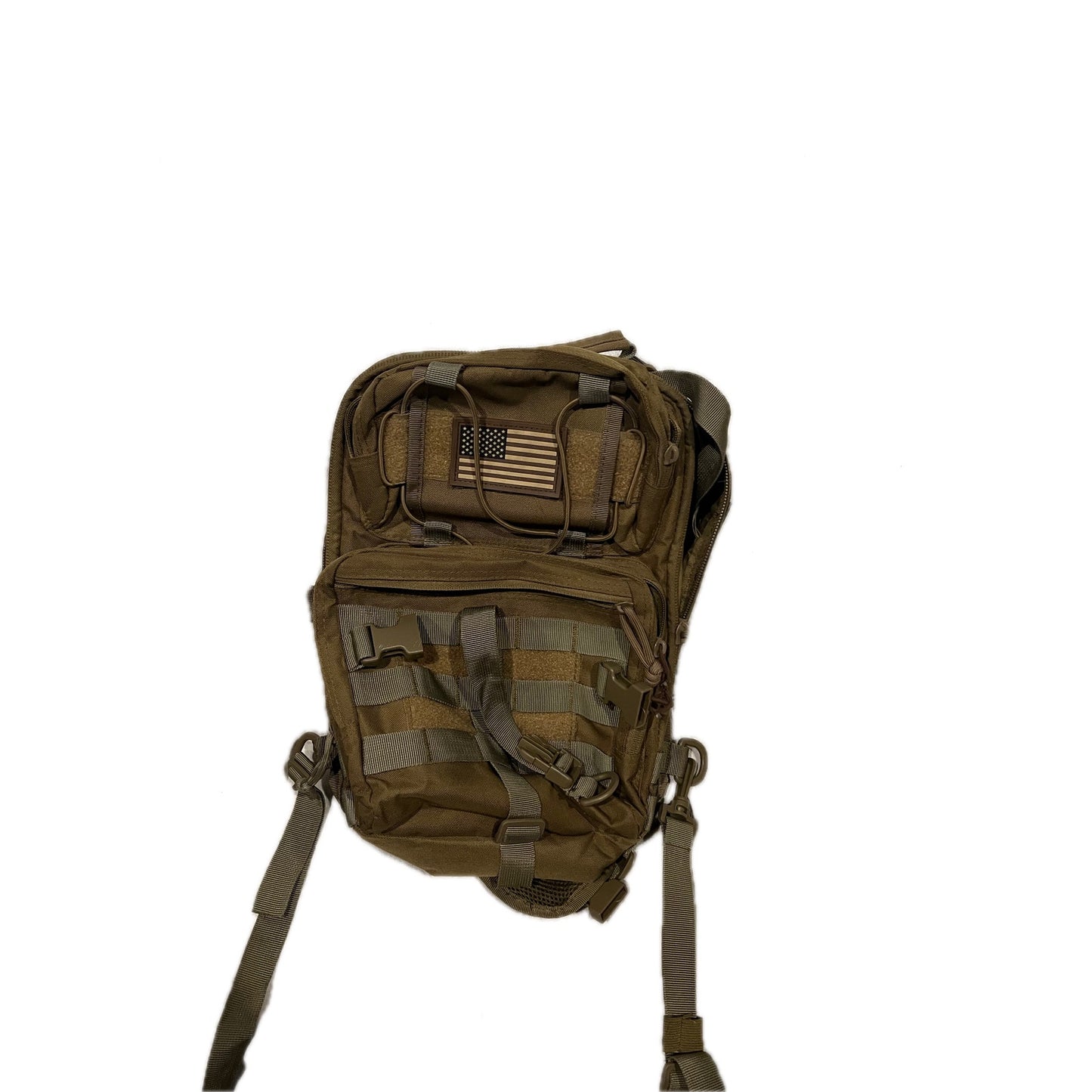 Tan Khaki Desert  Hiking Tactical Backpack Black 25L