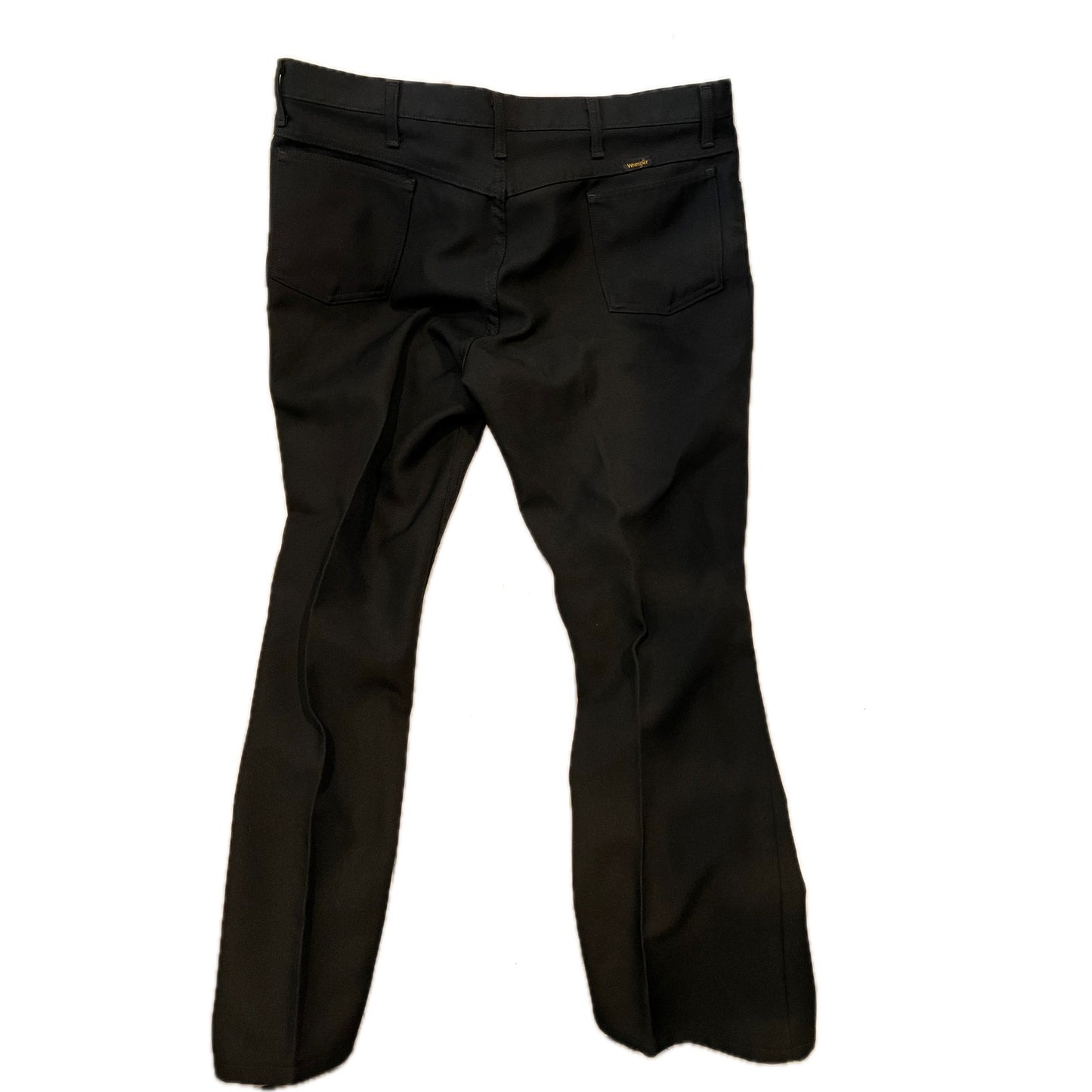 Pantalon droit habillé/décontracté noir Wrangler pour homme 42x30
