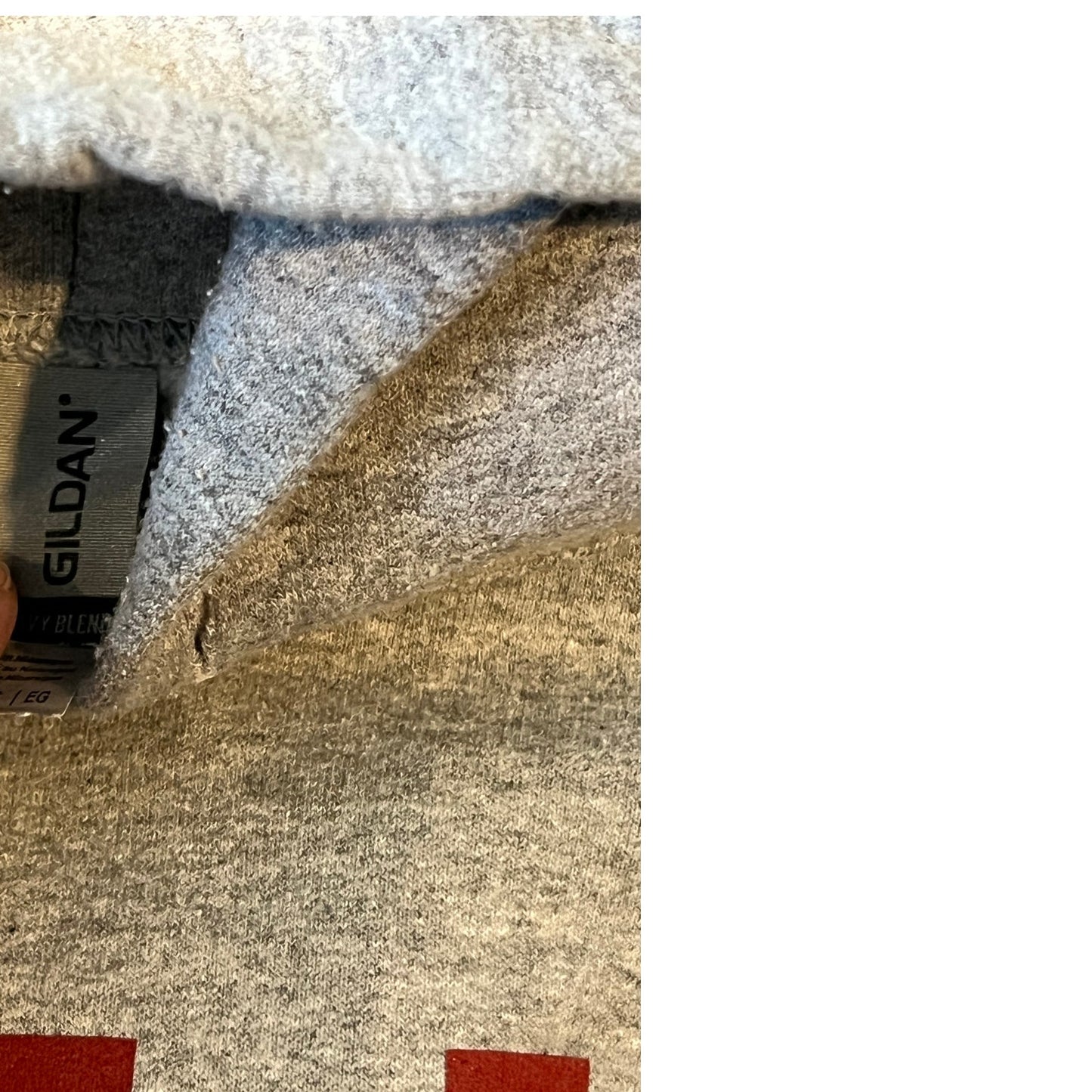 Gildan MLK Brick by Brick Sweat à capuche gris Homme XL