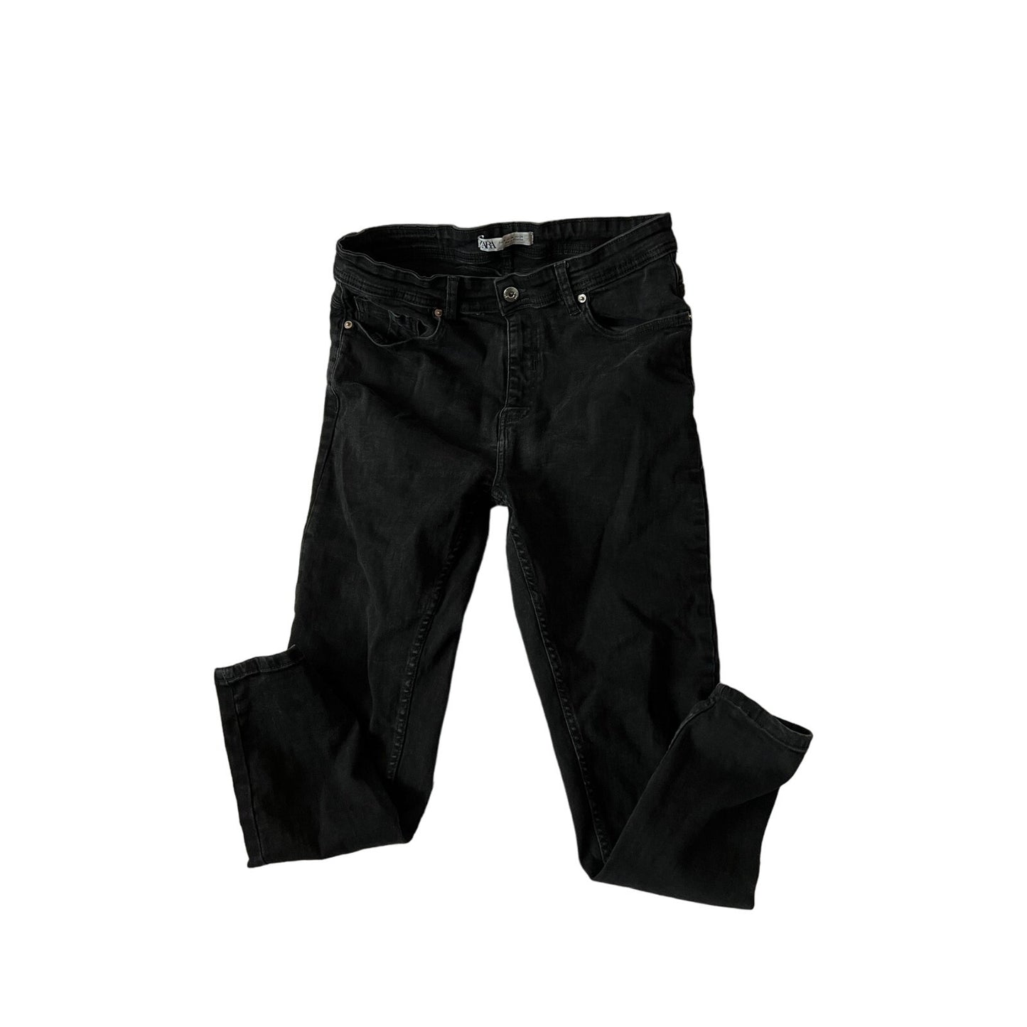 Zara Denim Wear Slim Black Jeans, Men's 34x32