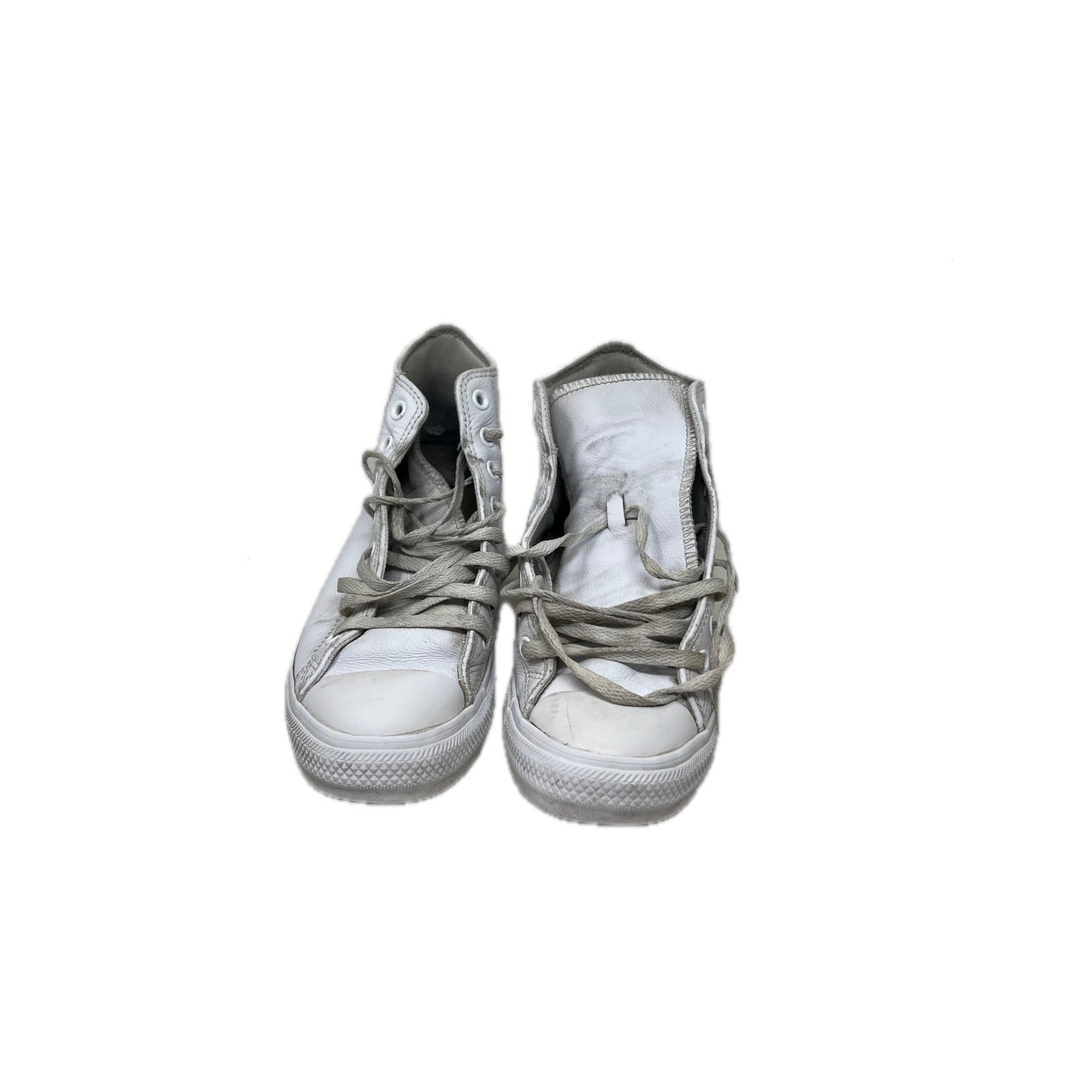 Converse All Star Leather High Tops Shoes Mens 7.5 Wo's 9.5
