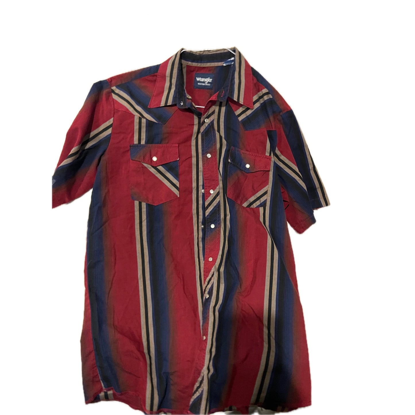 Chemise boutonnée à manches courtes Wrangler Western Wear homme TG