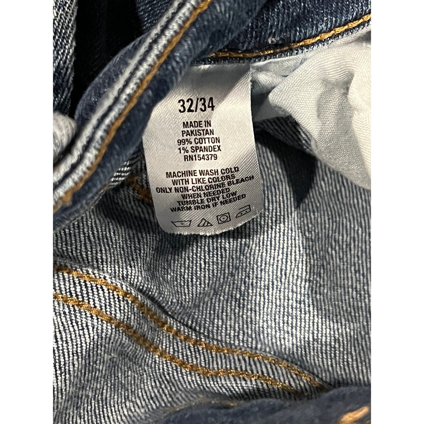 Aeropostale Slim Straight Blue Jeans Mens 32x34