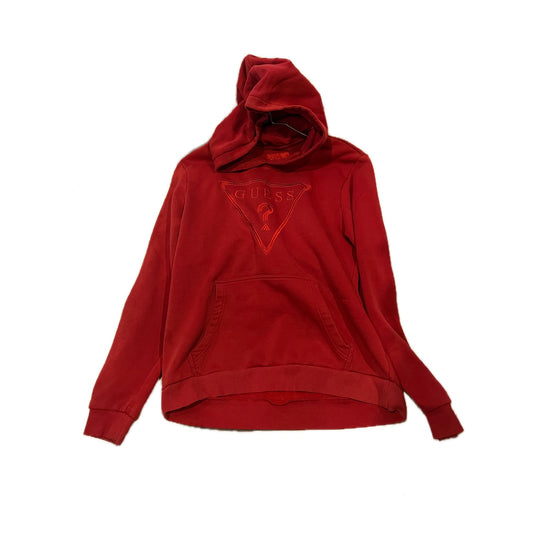 Guess Red Pullover Hoodie Mens Large