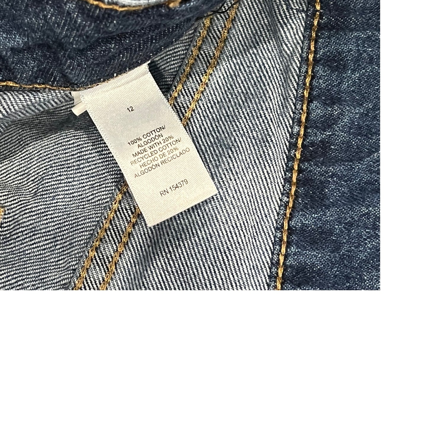 Aeropostale Jeans de Mujer Azules de Pierna Ancha y Tiro Alto Talla 12