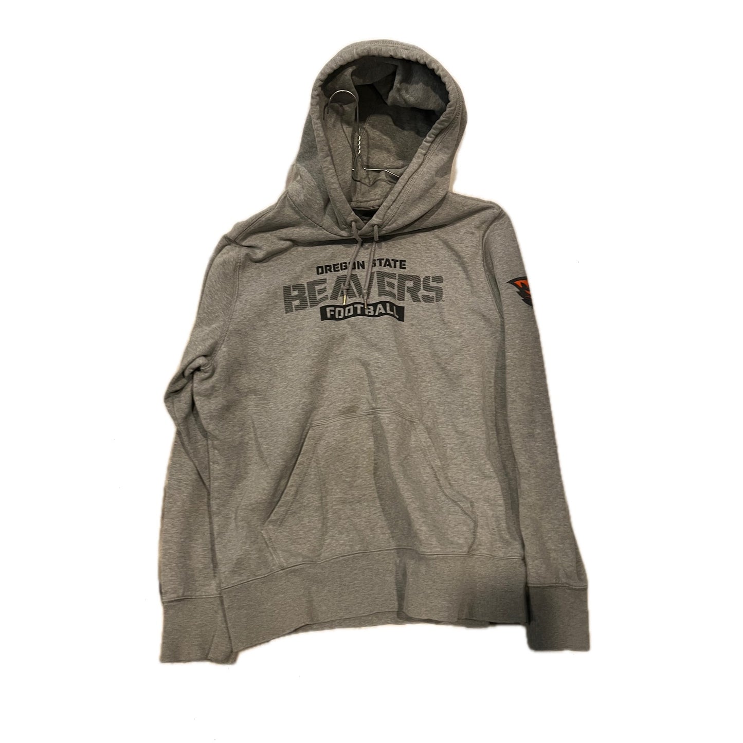 Sudadera con capucha Nike, gris, Oregon State Beavers, para hombre, talla L