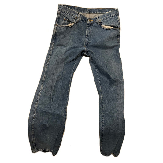 Wrangler Regular Fit Blue Jeans Mens 36x34