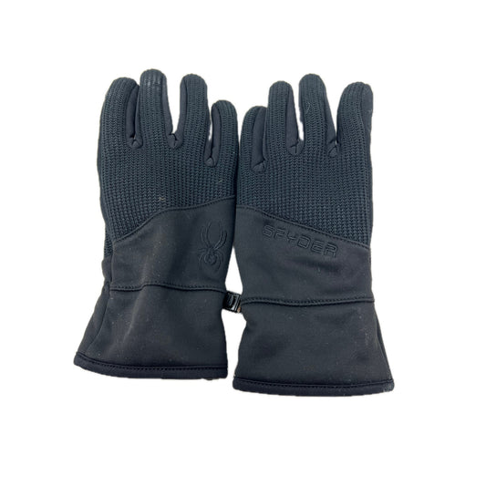 Spyder Riding Black Gloves Mens M